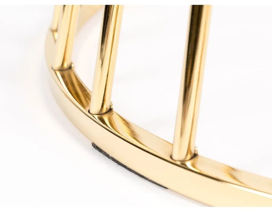 Tavolo da pranzo rotondo con piano in vetro ø 104 cm Floris - White Label