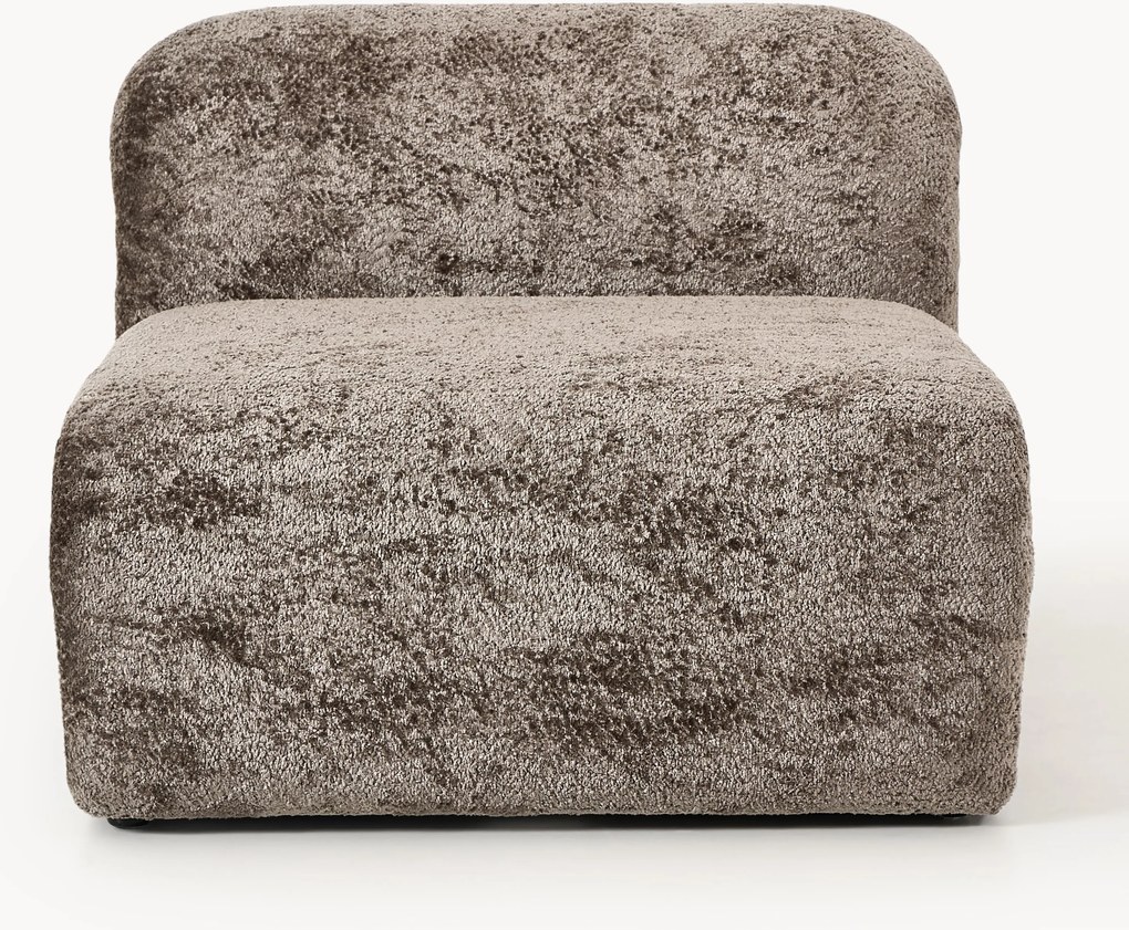 Modulo centrale in teddy-bouclé Wolke