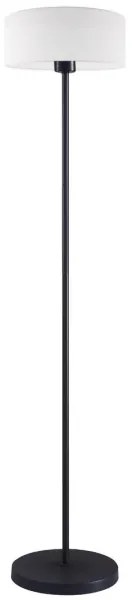 Lampada da terra LED TUNJA 1xE27/20W/230V Ø 30 cm nero/bianco