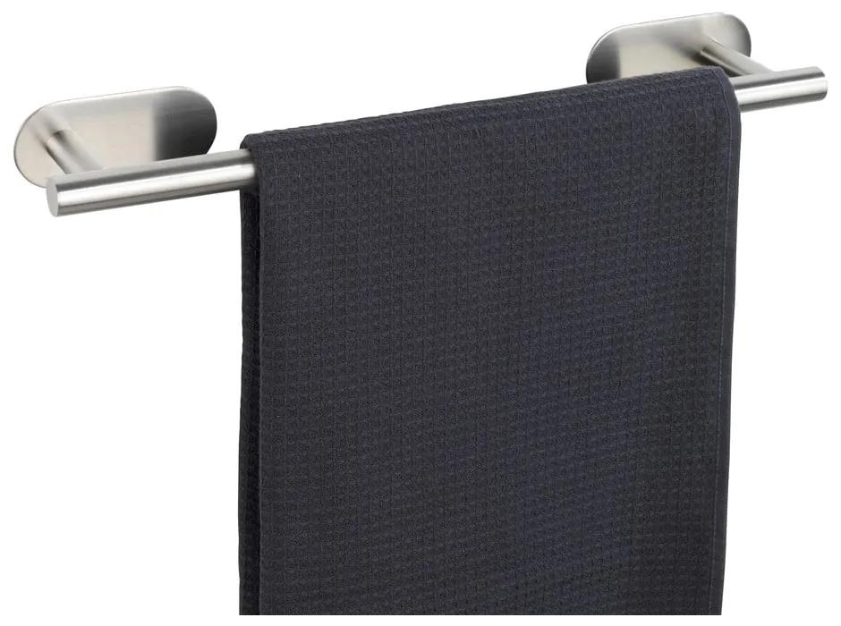 Turbo-Loc® Porta asciugamani a parete in acciaio inox smerigliato Orea - Wenko