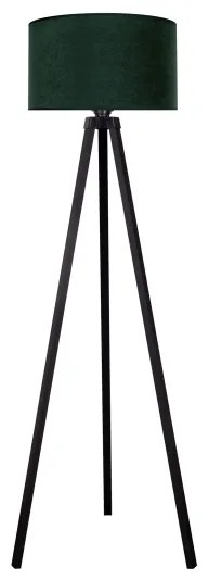 Brilagi - Lampada da terra VELVET 1xE27/60W/230V wenge/verde