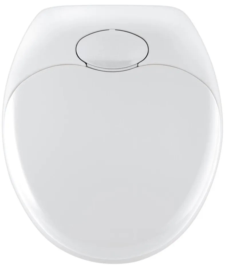 WENKO 110003100-WC Sedile per WC 35,5x38 cm bianco