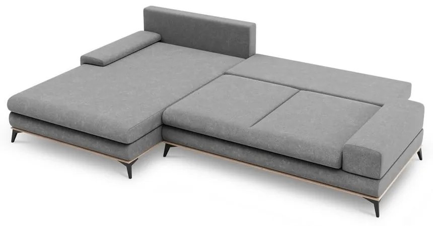 Divano letto grigio ad angolo, angolo sinistro Planet - Windsor &amp; Co Sofas