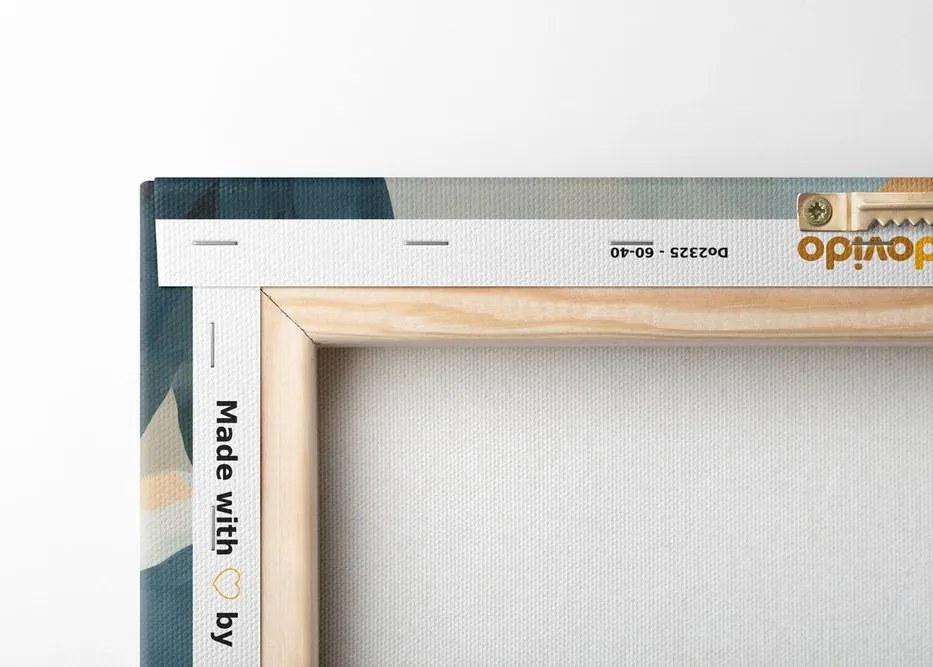 Quadro su tela – Foglie scure eleganti