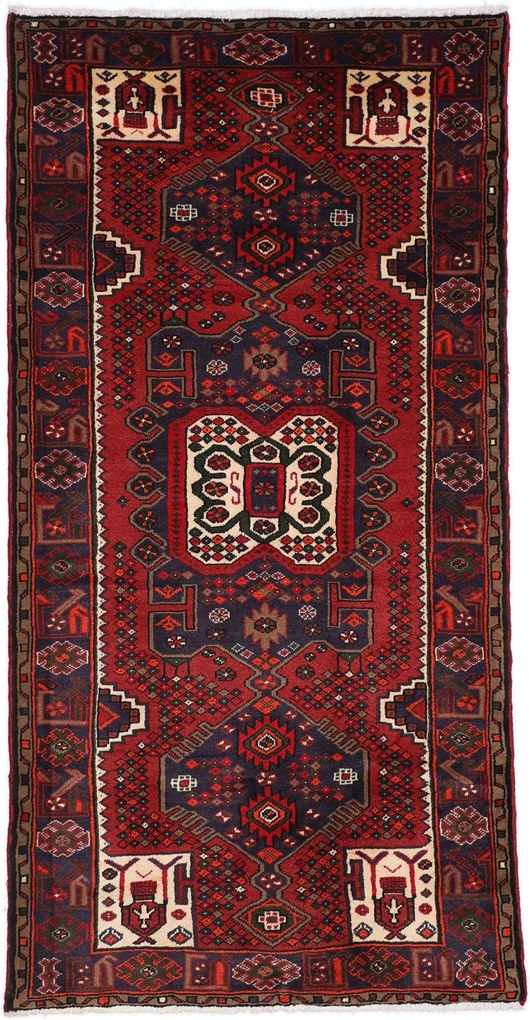 Hamedan Tappeto persiano 220x110 (Iran) Annodato A Mano