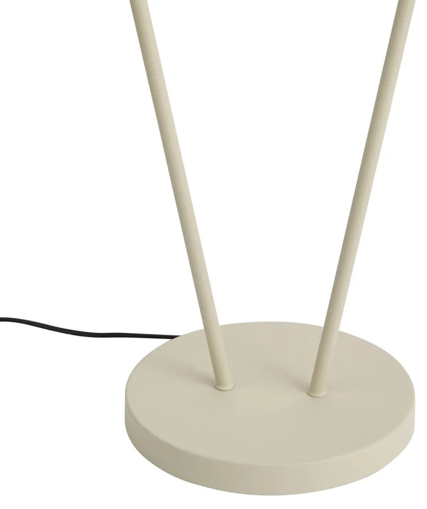 Lampada da terra moderna beige 2 luci GU10 35mm - Thomas