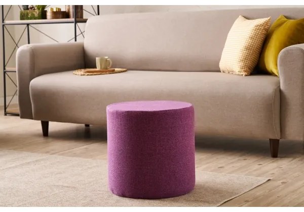 Pouf RONDO, Ø 40 cm, rosa