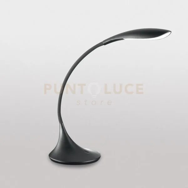 Gls001- lampada da tavolo nera flessibile in silicone dimmerabile 3...