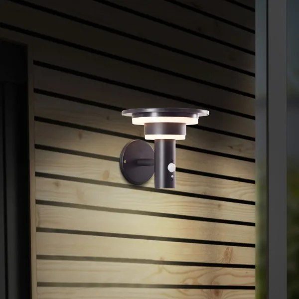 Brilliant - Applique a LED solare con sensore GARVINA LED/3W/3,7V IP44