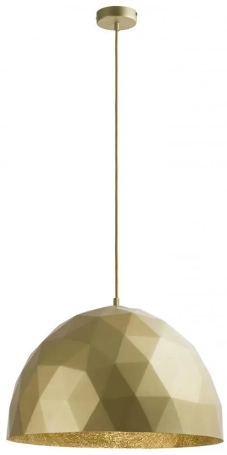 Lampadario su corda DIAMENT 1xE27/60W/230V d. 50 cm d'oro