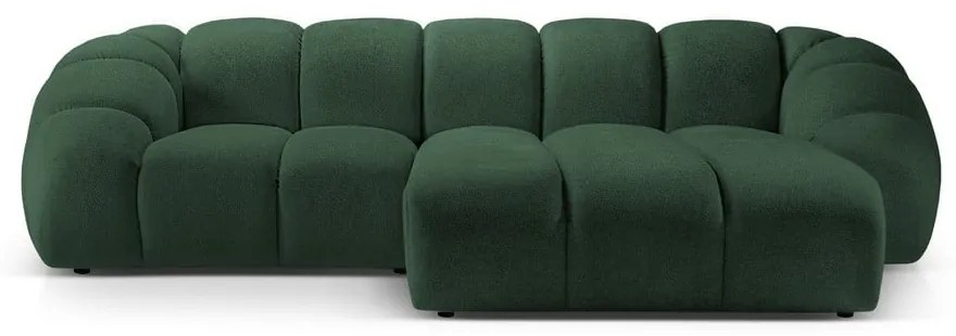 Divano angolare verde (con penisola a destra) Diana – Micadoni