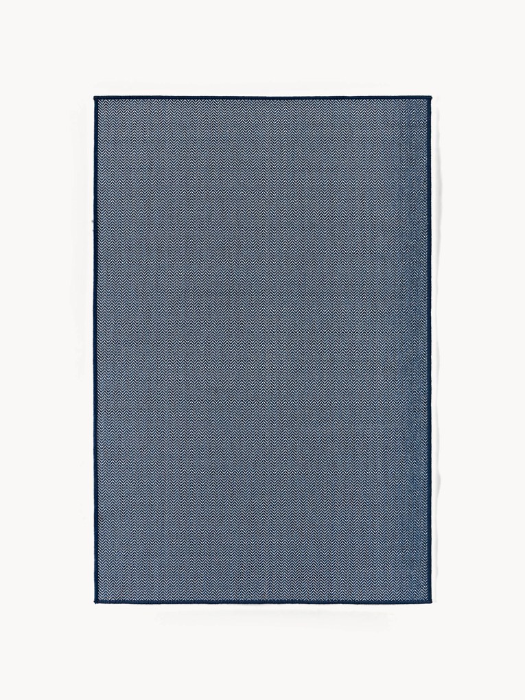 Tappeto reversibile da interno-esterno con motivo zigzag Cort
