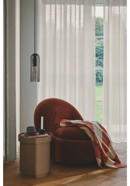 Nordlux - Lampada a sospensione su cavo MIELLA 1xE27/25W/230V fumé