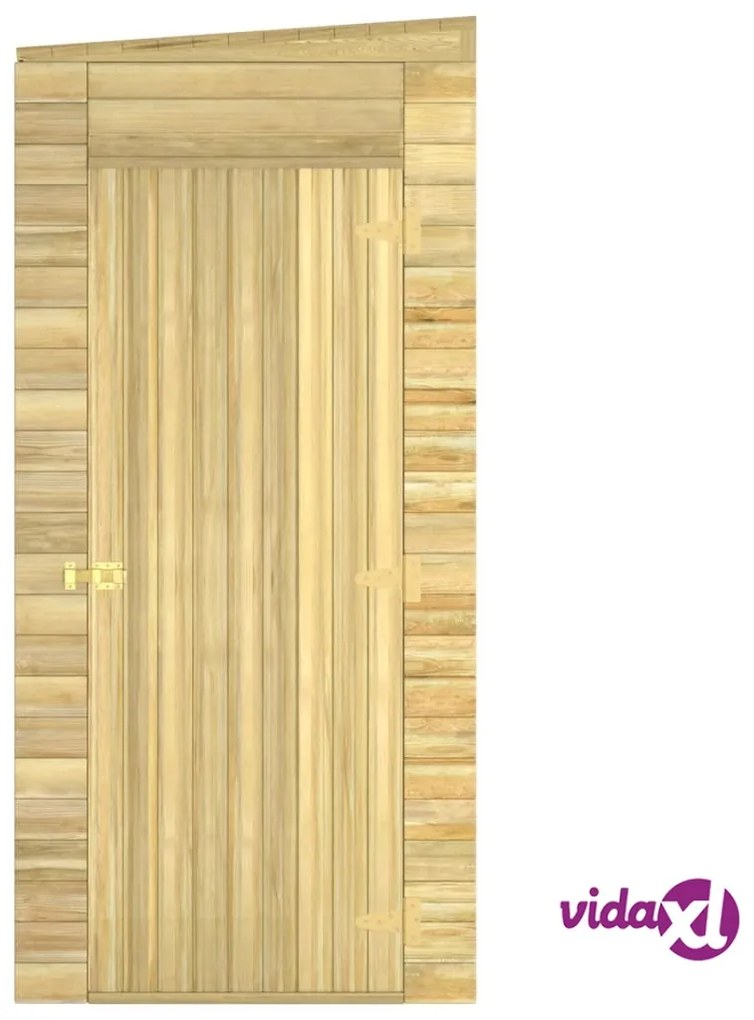 vidaXL Capanno da Giardino 100x210x218 cm in Legno di Pino Impregnato