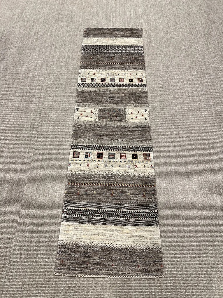 Loribaft Tappeto 240x60 Beige (Iran) Annodato A Mano