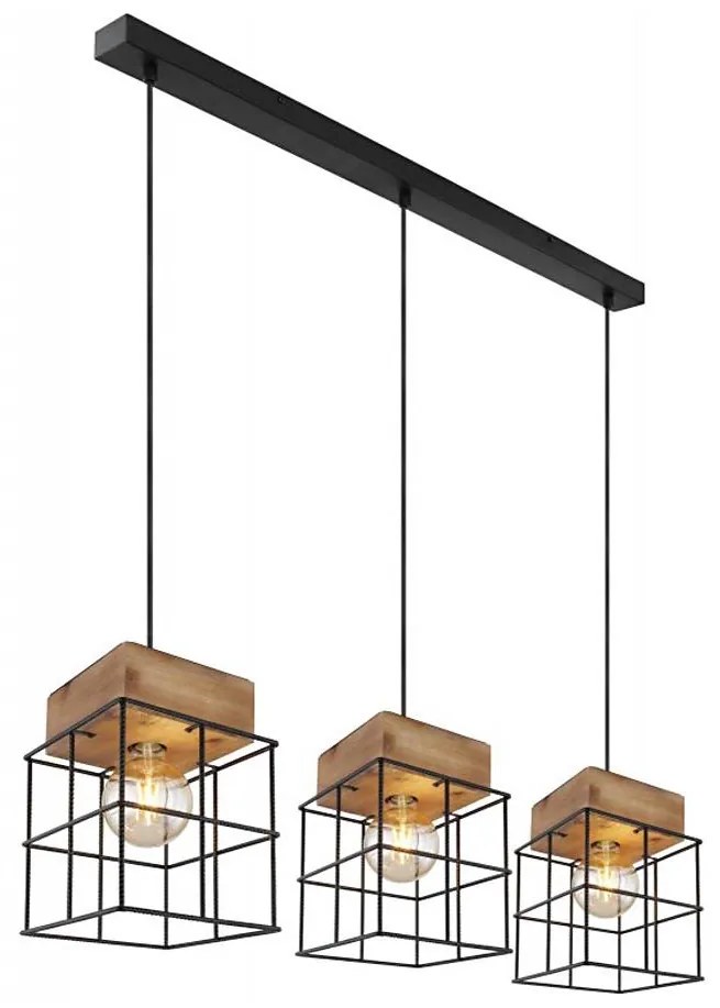 Globo 15530-3H - Lampadario su filo MERRIL 3xE27/60W/230V