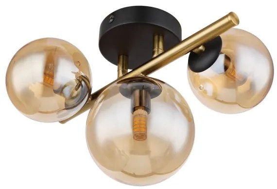 Globo 56135-3W - Lampadario a plafone LED RIHA 3xG9/3,5W/230V ottone