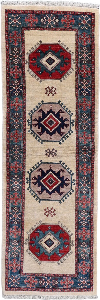 Kurdi Tappeto 260 x 80 (Iran) Annodato A Mano