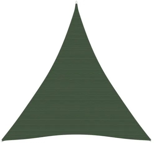 Vela Parasole 160 g/m² Verde Scuro 5x6x6 m in HDPE