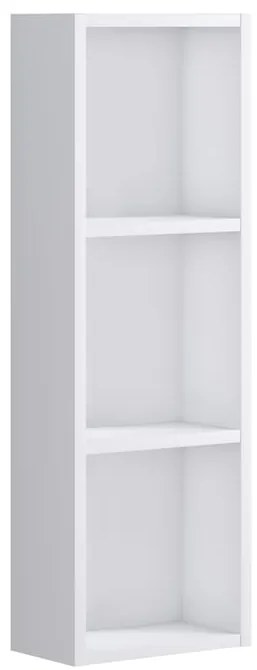 Pensile bagno Brera laccato lucido bianco P 17 x L 30 x H 90 cm