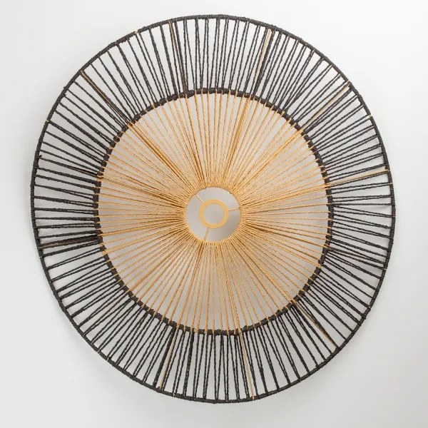 Brilagi - Lampadario LED su cavo CERIA BOHO 1xE27/40W/230V Ø 80 cm nero/marrone