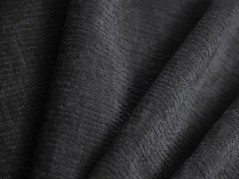 Letto singolo imbottito grigio scuro con contenitore con rete inclusa 90x200 cm Kaelle – Micadoni