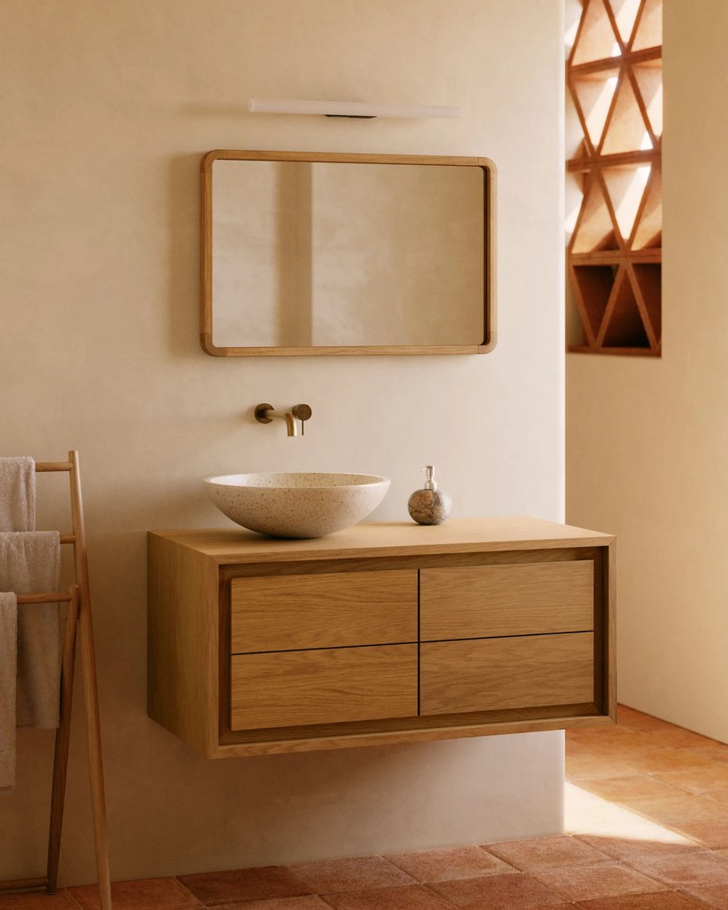 Kave Home - Plafoniera Valquiria in metallo con finitura nera