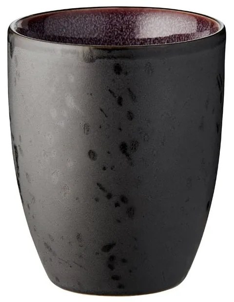 Tazze in set da latte nere in ceramica 4 pz 270 ml Gastro Black/Mix – Bitz