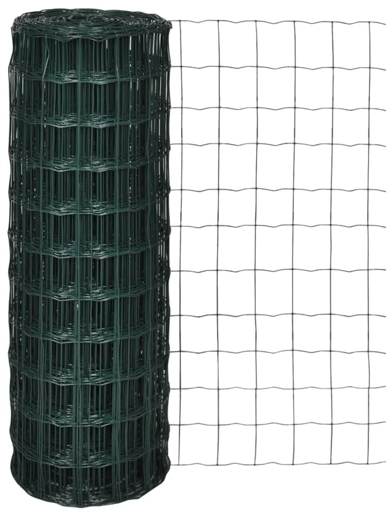 Recinzione Europea İn Acciaio 10 X 1,5 M Verde /