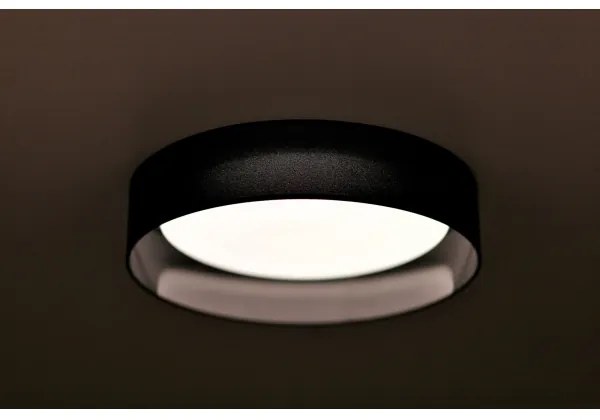 Duolla - Plafoniera LED ROLLER LED/24W/230V diametro 45 cm nero