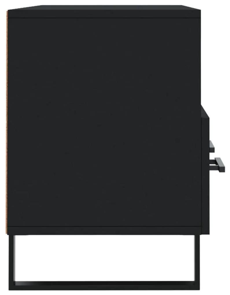 Mobile Porta TV Nero 102x36x50 cm in Legno Multistrato
