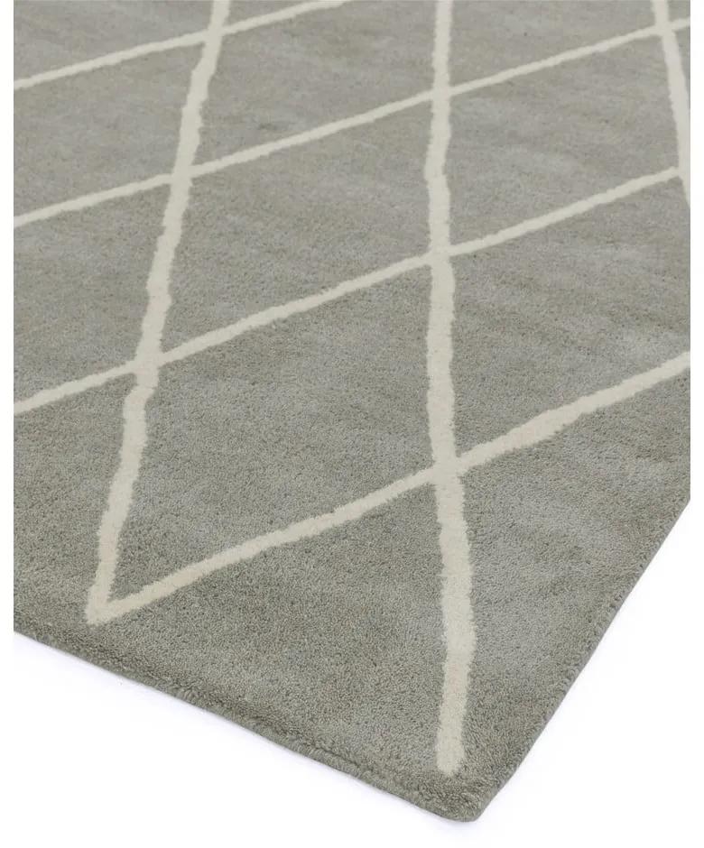 Tappeto in lana grigio tessuto a mano 200x290 cm Albany - Asiatic Carpets