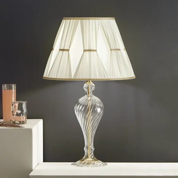 Lampada da tavolo 40x71 cm ROXANNE in vetro soffiato lavorato a mano