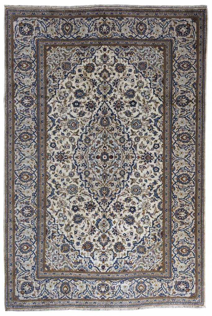 Kashan Tappeto persiano 290 x 200 Beige (Iran) Annodato A Mano