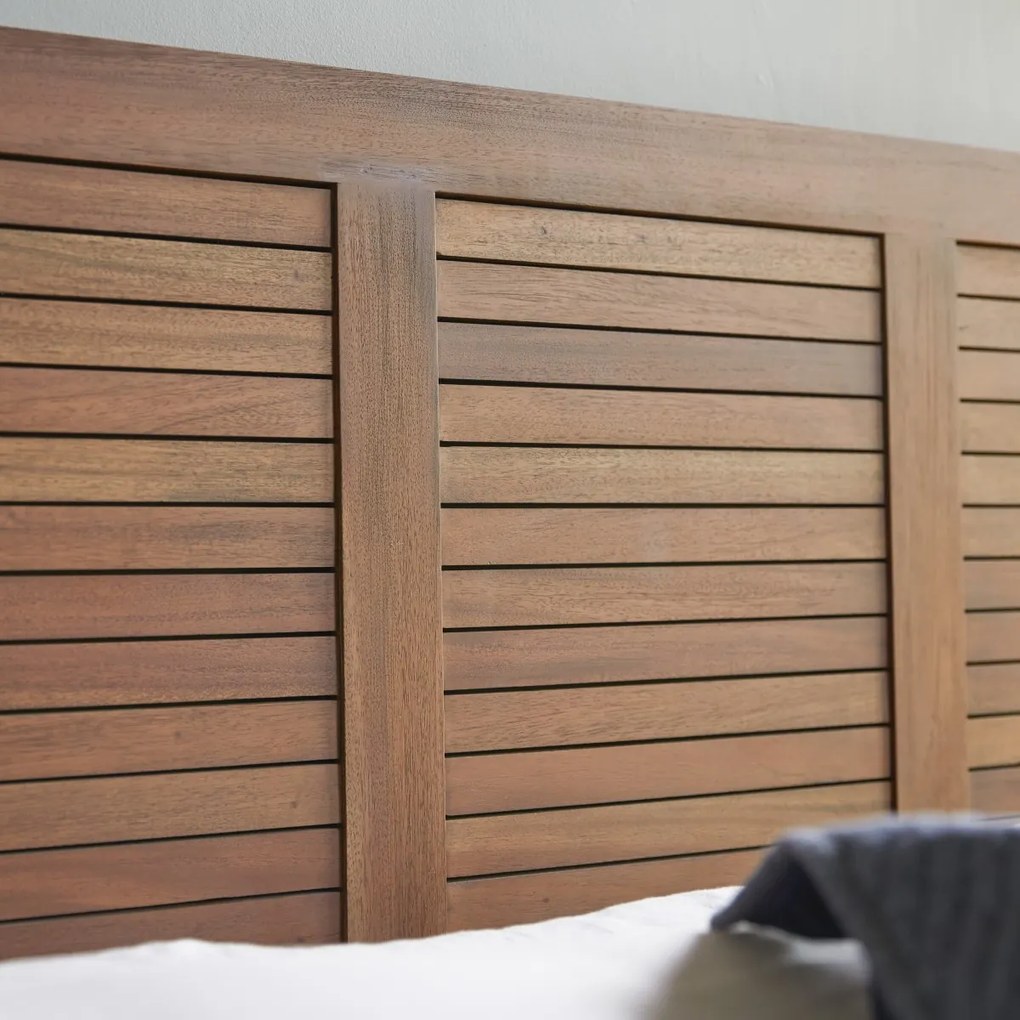 Tikamoon - Testiera letto in legno di acacia 160 Loggia