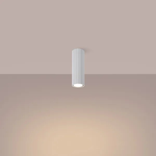 Sollux SL.1531 - Faretto KARBON 1xGU10/10W/230V 20 cm bianco