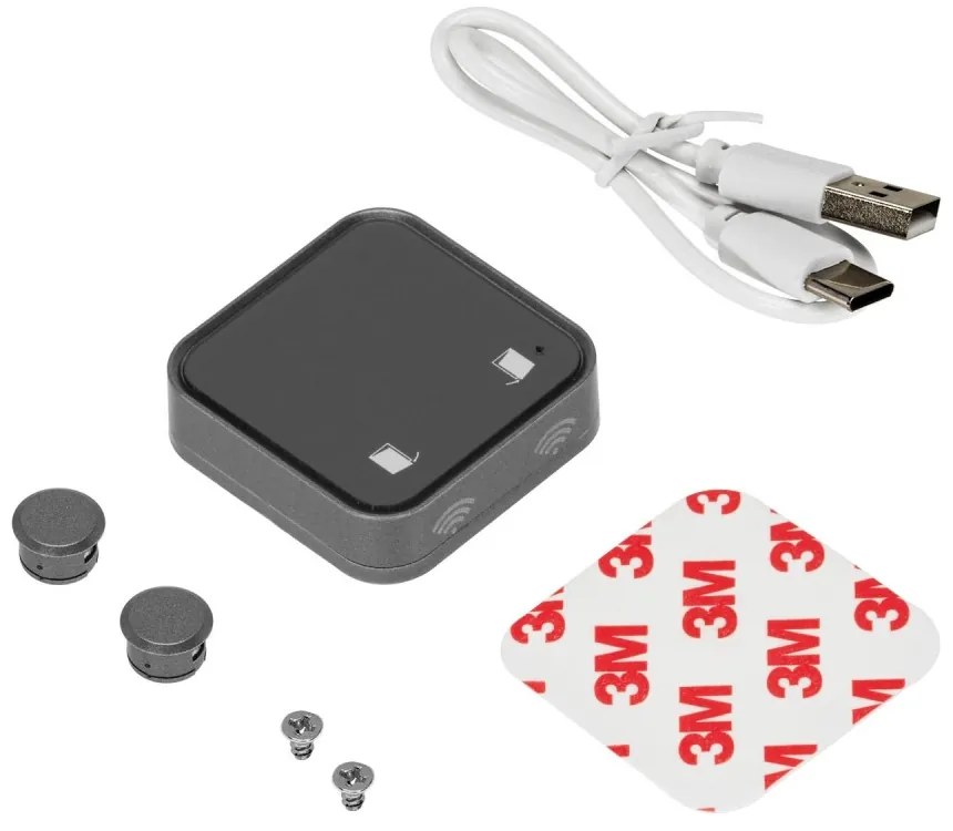 Sensore di apertura Doppio per Armadi, Wireless Magnetico - SERIE STS Interruttore 2 Porte