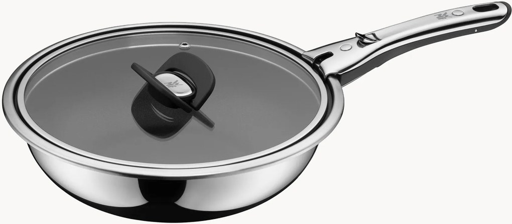 Padella con coperchio Click & Serve