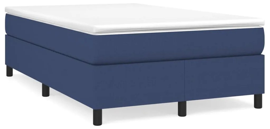 Giroletto A Molle Con Materasso Blu 120x190 Cm İn Tessuto /