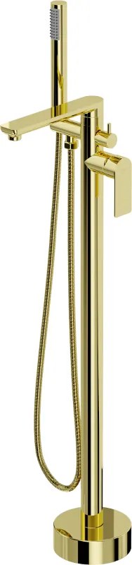 Mexen Leda rubinetto da bagno autoportante, dorato - 75633-50