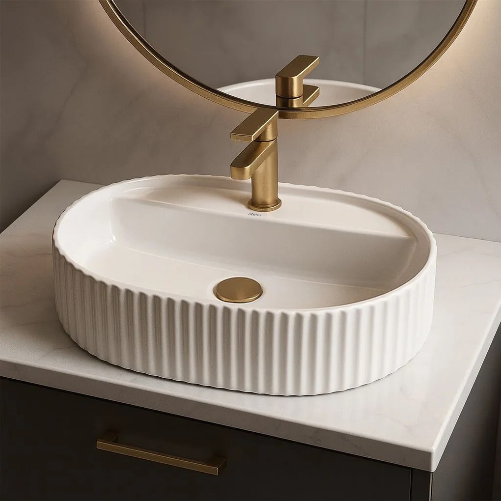Lavabo da appoggio Rea Marcela 50