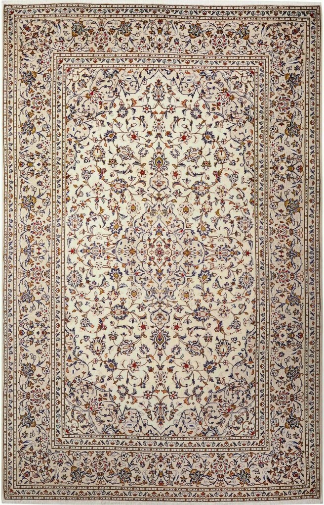 Kashan Tappeto persiano 300 x 200 Beige (Iran) Annodato A Mano