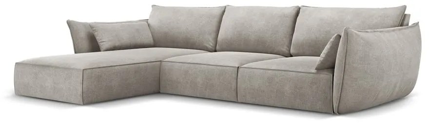 Divano angolare grigio chiaro (angolo sinistro) Vanda - Mazzini Sofas