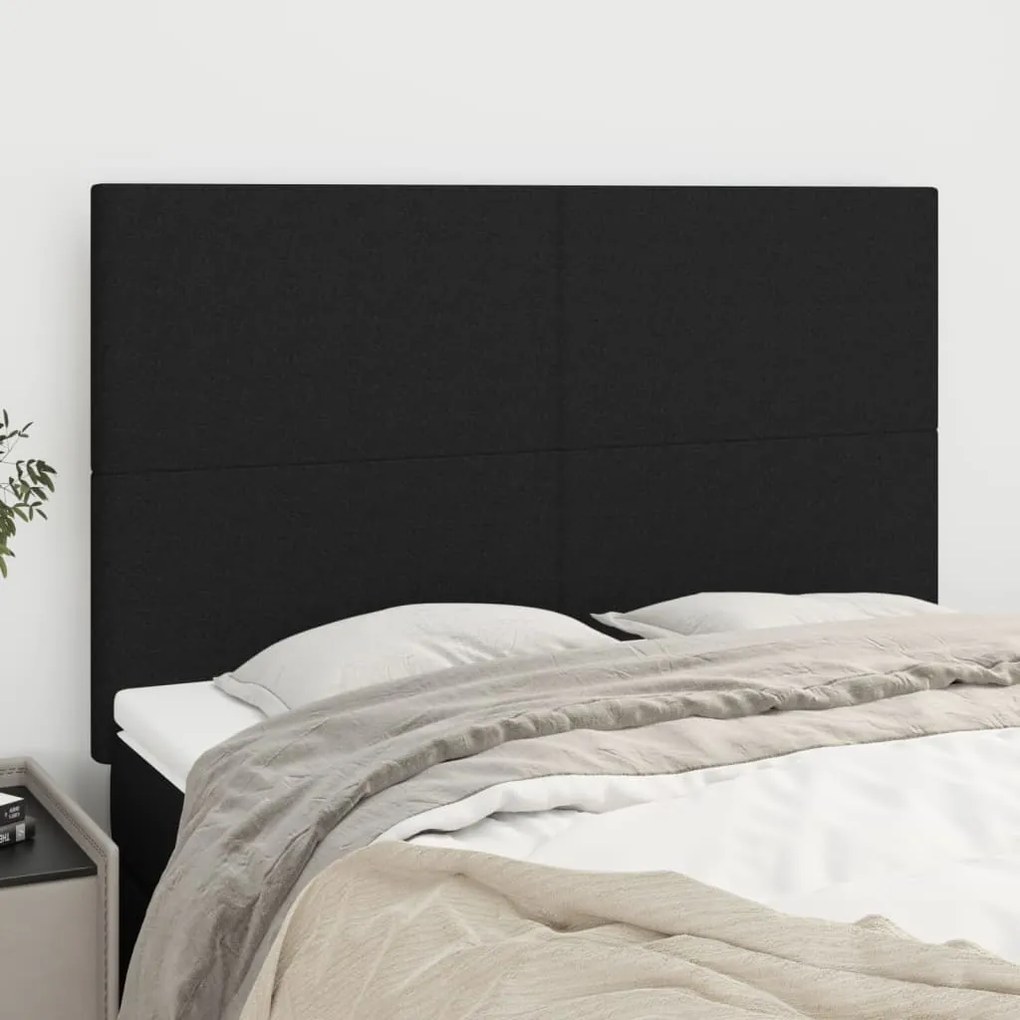 Testiere 4 Pz Nere72x5x78/88 Cm İn Tessuto /