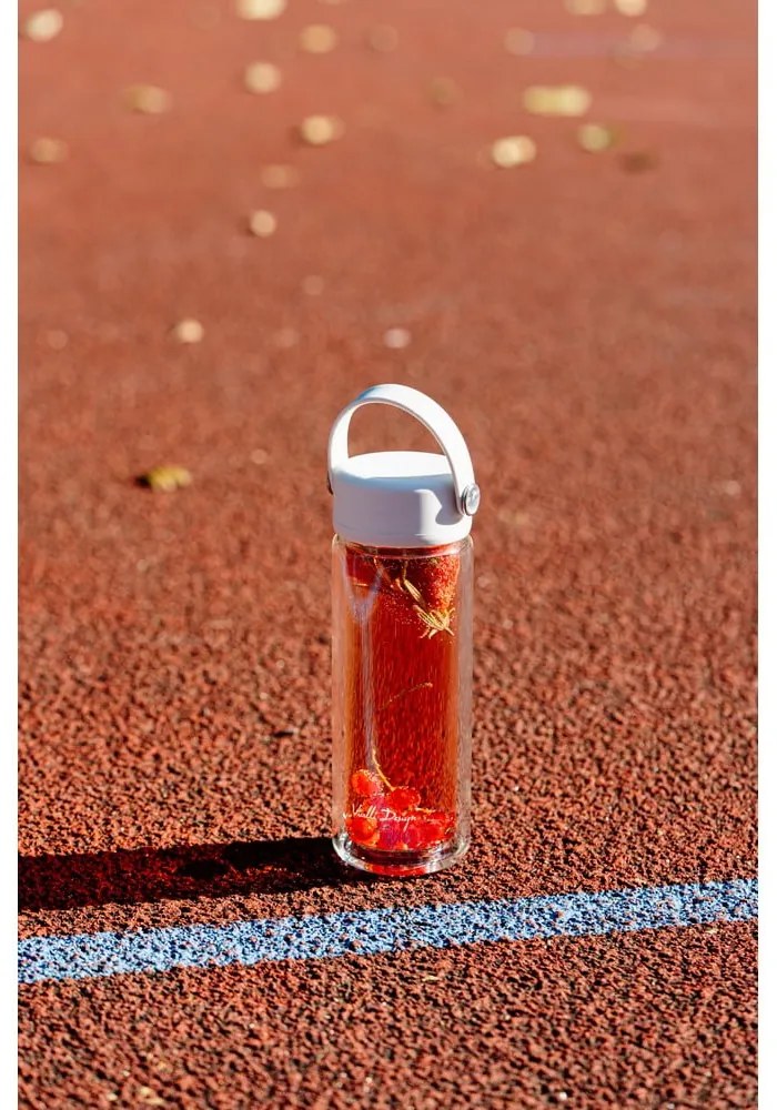 Bottiglia rosa in vetro 350 ml Fuori – Vialli Design