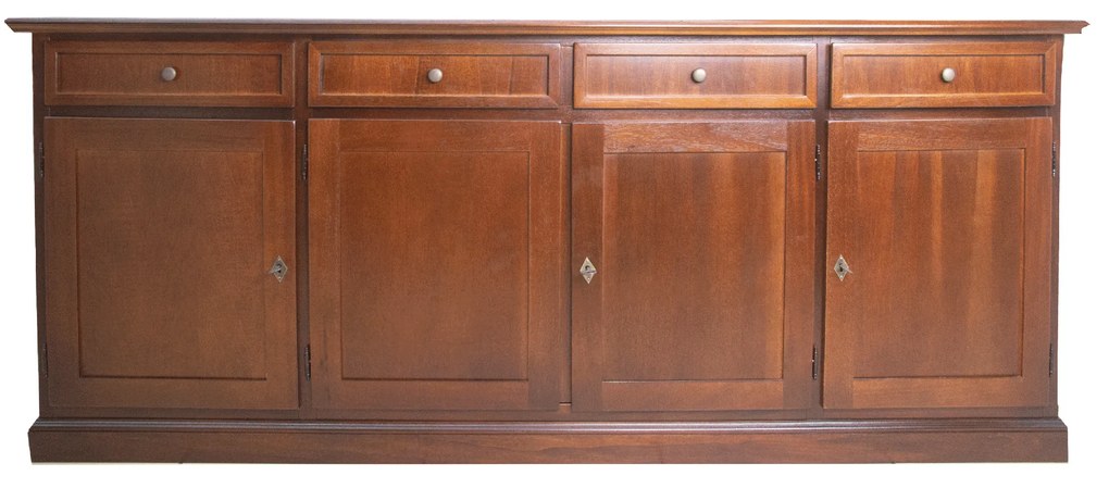 CECILY - credenza in legno cm 205 x 42 x 86 h