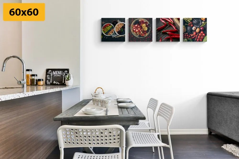Set di quadri – Delizie culinarie