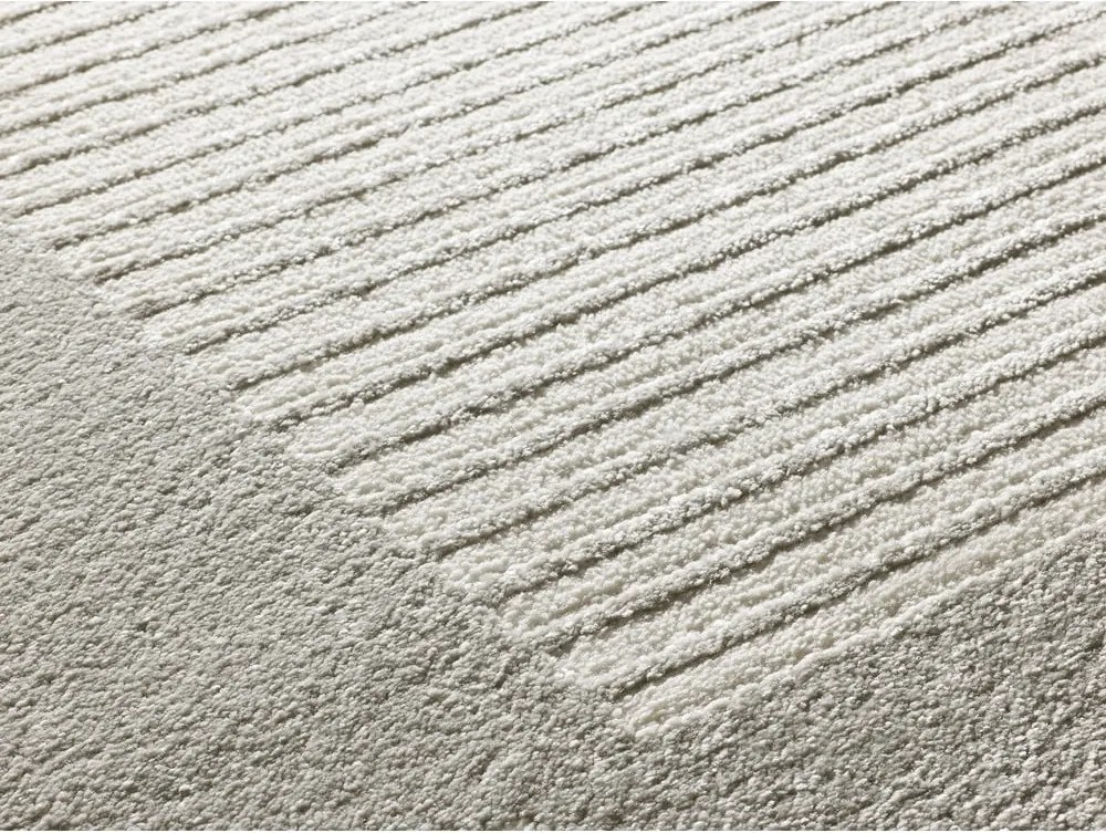 Tappeto grigio chiaro/avorio 200x290 cm Flora – Universal