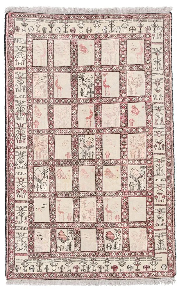 Kilim Tappeto persiano 190 x 120 Beige (Iran) Annodato A Mano