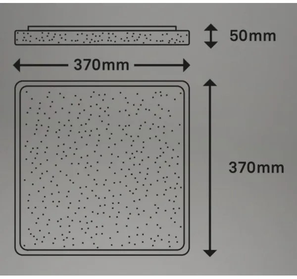 Briloner 3749-414 - Plafoniera LED LINO LED/24W/230V cromo opaco